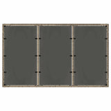 Garden Dining Set 7 pcs Grey Poly Rattan 3365394