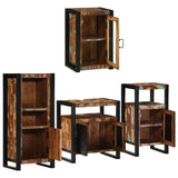 Bathroom Furniture Set 4 pcs Multicolour Solid Reclaimed Wood 3305687
