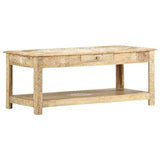 Coffee Table 110x50x45 cm Hand Painted Solid Mango Wood 286146