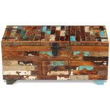 ZNTS Coffee Table Box Chest Solid Reclaimed Wood 80x40x35 cm 243320