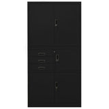 Office Cabinet Black Steel Large Locks Office Cabinet 336415