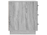 Bedside Cabinet Grey Sonoma 43 x 41 x 63.5 cm Engineered Wood 895251
