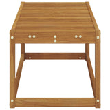 Outdoor Stool Bench Natural 115 x 43 x 37 cm Solid Acacia Wood 900669