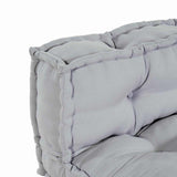 Sofa Cushion 2 pcs Grey Fabric 4019099