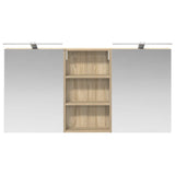 Bathroom Cabinet Set 3 pcs 140 x 14.5 x 70 cm Engineered wood 3403786