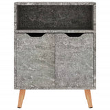 Sideboard Concrete Grey 60x30x72 cm Engineered Wood 326826