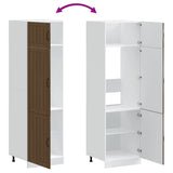 Kitchen Cupboard Lucca Brown Oak Engineered Wood 853874