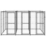 Outdoor Dog Kennel Steel 7.26 m 3082261