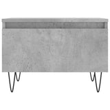 Coffee Tables 2 pcs Concrete Grey 50x46x35 cm Engineered Wood 830869