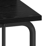 Desk with Storage Black Oak 100 x 50 x 91 cm 8008026