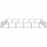 Dog Kennel Black 36 m Steel 3082169
