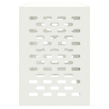 Air Conditioner Cover White 100 x 50 x 70 cm Steel 865898