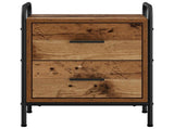 Bedside Cabinet 2 pcs Old Wood 40 x 30 x 50 cm Engineered Wood 8013491