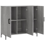 Sideboard Grey Sonoma 90x34x80 cm Engineered Wood 828114