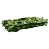 Balcony Screen with Leaves Green and Yellow 300 x 150 cm 42040678