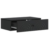 Wall-Mounted Side Table Black 59 x 34.5 x 17 cm Engineered Wood 898146