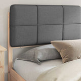 Bed Frame with Upholstered Headboard Dark Grey 180 x 200 cm 3398180