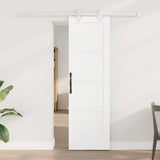 Sliding Door White 61 x 198.5 cm Solid Pine Wood 3333549