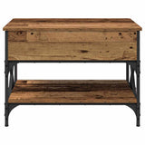 Coffee Table Old Wood 70 x 50 x 50 cm Engineered Wood 883038