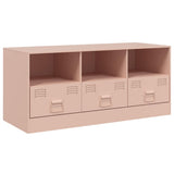 TV Cabinet Pink 99x39x44 cm Steel 841734