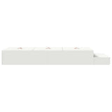 Storage Bed Frame with Drawer White 80 cm Engineered Wood 3335597