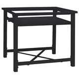 Washing Machine Pedestal Black 60 x 56 x 52 cm Steel 42022037