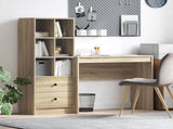 Desk with Drawer with Shelf with Storage 2 pcs Sonoma Oak 3337323
