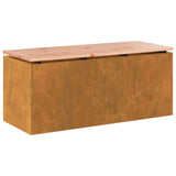 Garden Bench Rusty 100 x 40 x 43 cm Weathering steel 874911