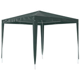 Professional Party Tent 2.5x2.5 m Green 90 g/m 48512