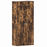 Shoe Cabinet with Door Brown 80 x 39 x 180 cm Engineered wood 3333870