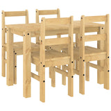 5 Piece Dining Set Panama Solid Wood Pine 3345170