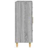 Sideboard Grey Sonoma 69,5x34x90 cm Engineered Wood 817364