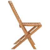 Folding Garden Chair Set of 2 Teak Solid teak wood Standard 362755