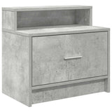 Bedside Cabinets with Drawer 2 pcs Concrete Grey 51x31x47 cm 858675