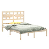 Bed Frame without Mattress 120x200 cm Solid Wood 3105660