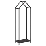 Firewood Rack Black 40x25x120 cm Cold-rolled steel 864299