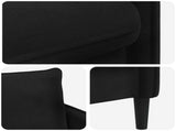 XL Armchair Black Velvet 42043548