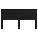 Headboard with Headboard Black Oak 200 cm Engineered Wood 887418