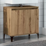 Sink Cabinet Artisan Oak 58x33x60 cm Engineered Wood 857118