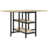 Dinning Table 122 x 80 x 76.5 cm Engineered Wood Sonoma Oak 8006038
