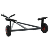 Boat Trailer Silver 302 x 107 x 42 cm Steel 42000850