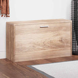 Shoe Storage Bench Oak 80x24x45 cm 243049