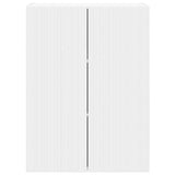 TV Wall Cabinet White 59.5 x 31 x 80 cm Engineered Wood 892359