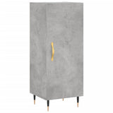 Highboard Concrete Grey 34.5x34x180 cm Engineered Wood 3200117