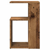 Side Table Old Wood 36x30x56 cm Engineered Wood 856558