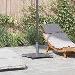 Outdoor Umbrella Base Dark grey wood look 45 x 45 x 31 cm Steel 42009945