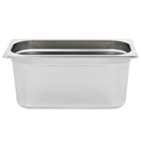 Gastronorm Containers 4 pcs GN 1/3 150 mm Stainless Steel 50896