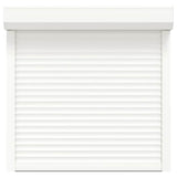 Roller Shutter Aluminium 100x100 cm White 144966
