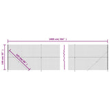 Chain Link Fence with Flange Green 1.4x10 m 153939