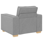 Sofa Set with Cushion 3 pcs Grey 220 x 78 x 84 cm Fabric 3324617